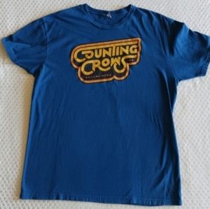 Next Level Apparel Blue Graphic Tee